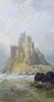 Clarkson Frederick Stanfield St. Michael's Mount, Cornwall France oil painting art